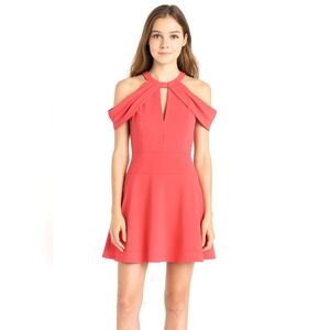 BCBGMaxAzria Coral Fit Flare Sallie Dress 0